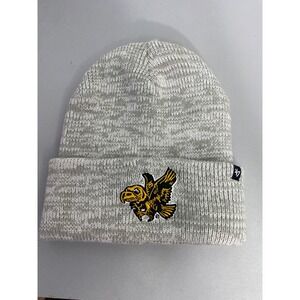 47 Brand Beanie Hat Gray Heathered Embroidered‎ Eagle Logo OSFA